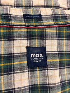 MAX Men’s Checked Cotton Shirt