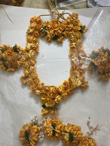 Floral Jewelry Set For Haldi