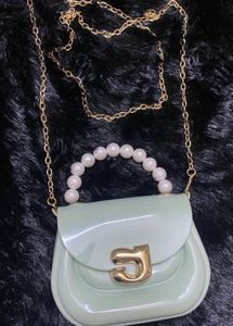 Cute Pearl Handle Mini Bag