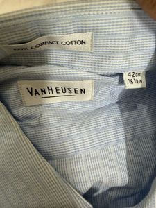 Men's Blue Pinstripe Button-Down Shirt