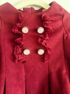 Elegant Red Dress for Girls