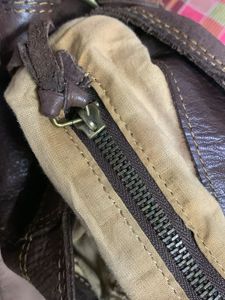 vintage  Brown pure Leather Hobo Bag