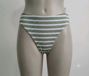 Striped❤️‍🔥 Ribbed Bikini Bottoms