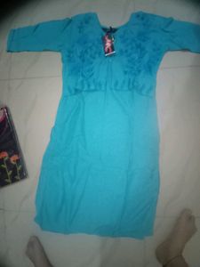 Sky Blue Kurti