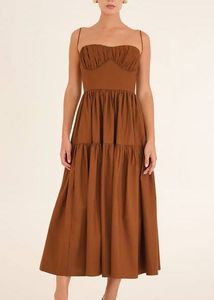 corset Brown Sundress