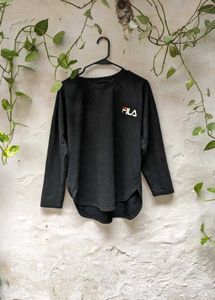 Fila Black Long Sleeve Top
