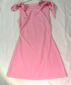 Savana Pink Tie-Strap Dress