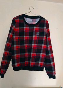Plaid Pattern Sweater