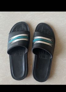 Stylish Black Slides