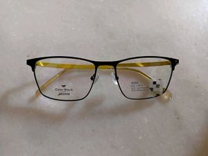 Stylish Black &amp; Yellow Eyeglasses