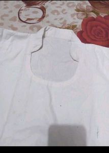 White Cotton Kurta Only Women