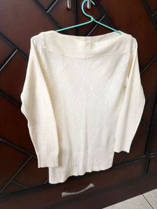 Vintage Boat Neck Knit Top