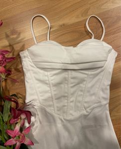 White MIDI Bodycon Dress
