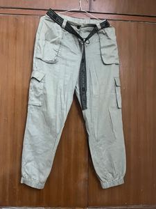 Olive Colored Jogger Trouser