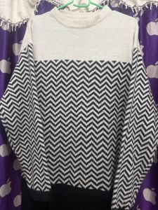 Stylish Chevron Knit Dress