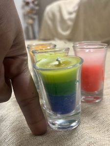 Set of 6 Shot Glass Scented Candles