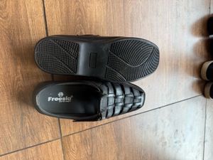 Freesia Black Woven Sandals
