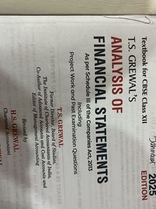 T.S. Grewal's Analysis of Financial Statements