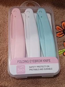 Folding Eyebrow knife
