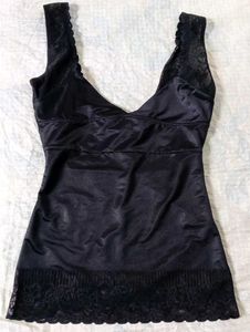 Black Lace Trim Camisole