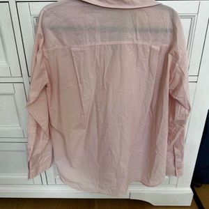 Zara light pink oversized shirt