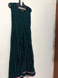 Green Ethnic Dress
