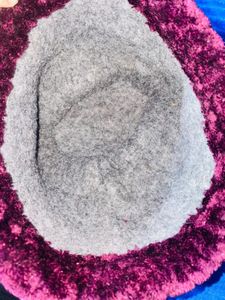 Burgundy Plush Scarf