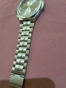Men's Silver Band Watch