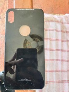 Sleek Black Glass tempavary iPhone Case