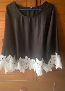 Sophisticated Evergreen Black top