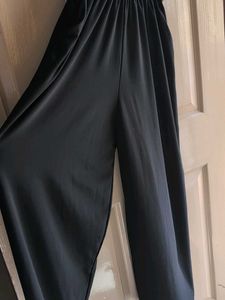 Striped Black &amp; Beige Jumpsuit