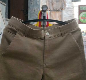 Brown Casual Pants