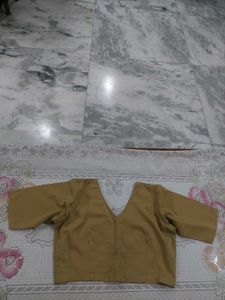 Solid Light Brown Blouse