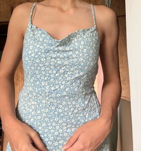AMERICAN EAGLE 💙Blue Floral Mini Dress