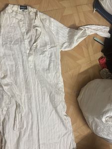 White Striped Kurta