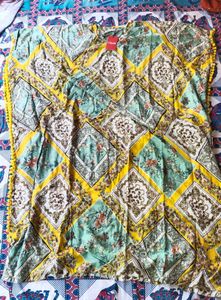 Bohemian Floral Print Kaftan Dress