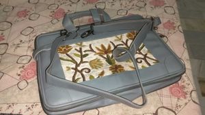 Embroidered Laptop Bag