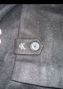 CK Original Stylish Black Men's Overcoat