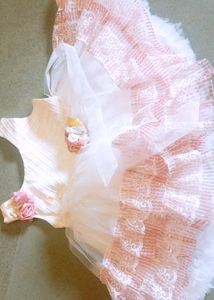 Fancy Frill Frock For 1yr Child