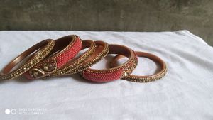 Heavy Kade Sets Pink And Golden Color