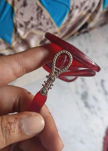 Chic Red Oversized Sunglasses