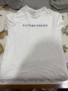 White "FUTURE AHEAD" T-Shirt