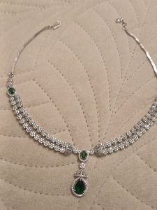 Emerald &amp; Diamond Necklace