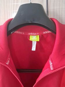 Adidas Red &amp; Orange Track Jacket