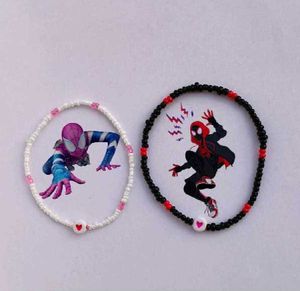 spiderverse theme bracelets