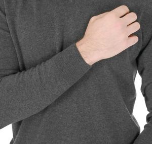 Esprit Men's Dark Grey Crew Neck Sweater