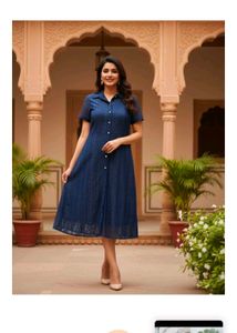Elegant Blue Kurta for Women