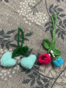 Handmade Crochet Hair Clips