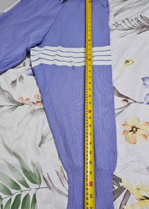 Purple Drawstring Jogger Pants