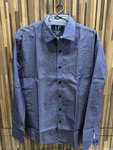Men's Blue Long Sleeve Shirt